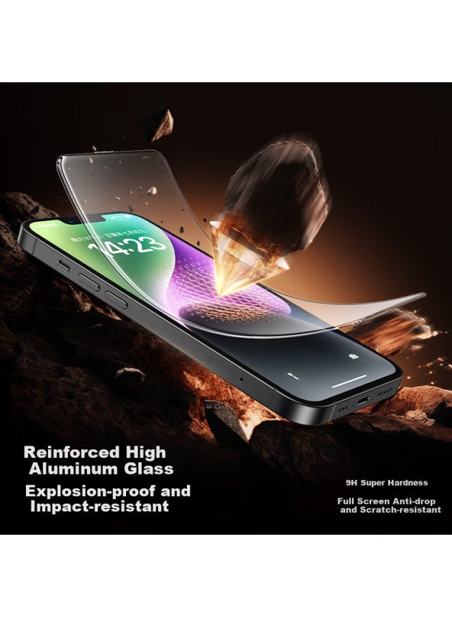 Smartdevil Tempered Glass Screen Protector For Iphone 13 Pro Max, Iphone 14 Plus, High Definition, Shatterproof, Anti-blue Light, Anti-fingerprint, Smooth Touch, Earpiece Dust-proof, 2-pack - Image 2