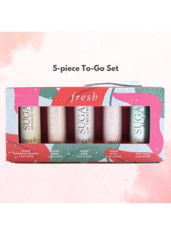 Fresh Fresh Sugar Collection Lip Care Set:: Mint Rush Freshening Lip Treatment Advanced Therapy Treatment Lip Balm And 3 Sugar Lip Balms In Rose Honey And Petal  - Image 3