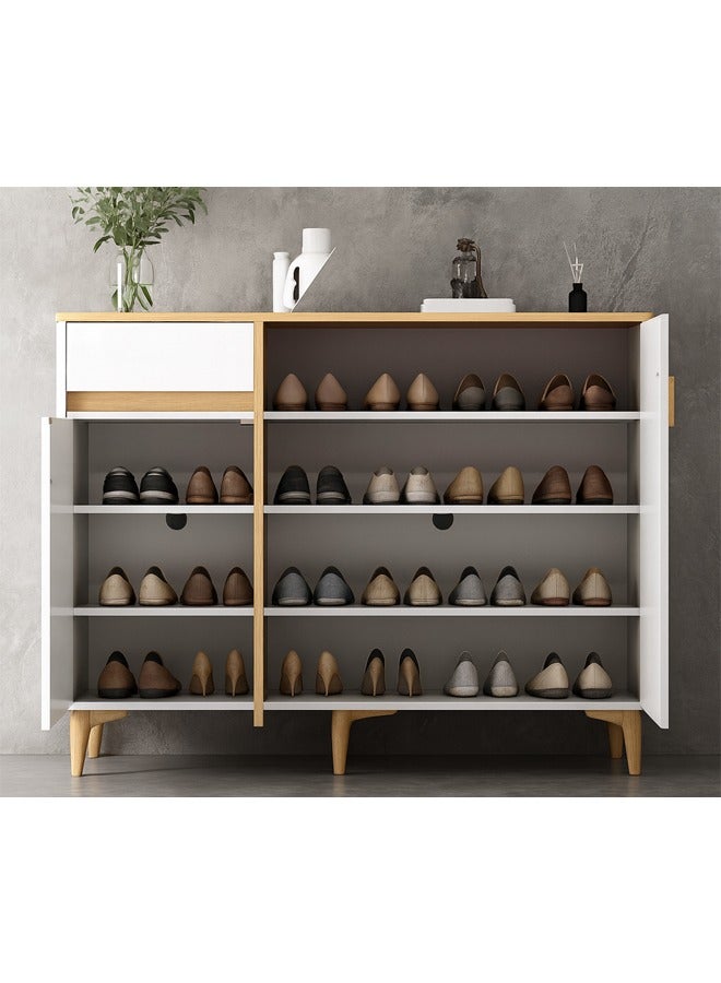 إن كي أكس خزانة أحذية فاخرة عالية الجودة مع أدراج متعددة الوظائف 140 سم - Image 3