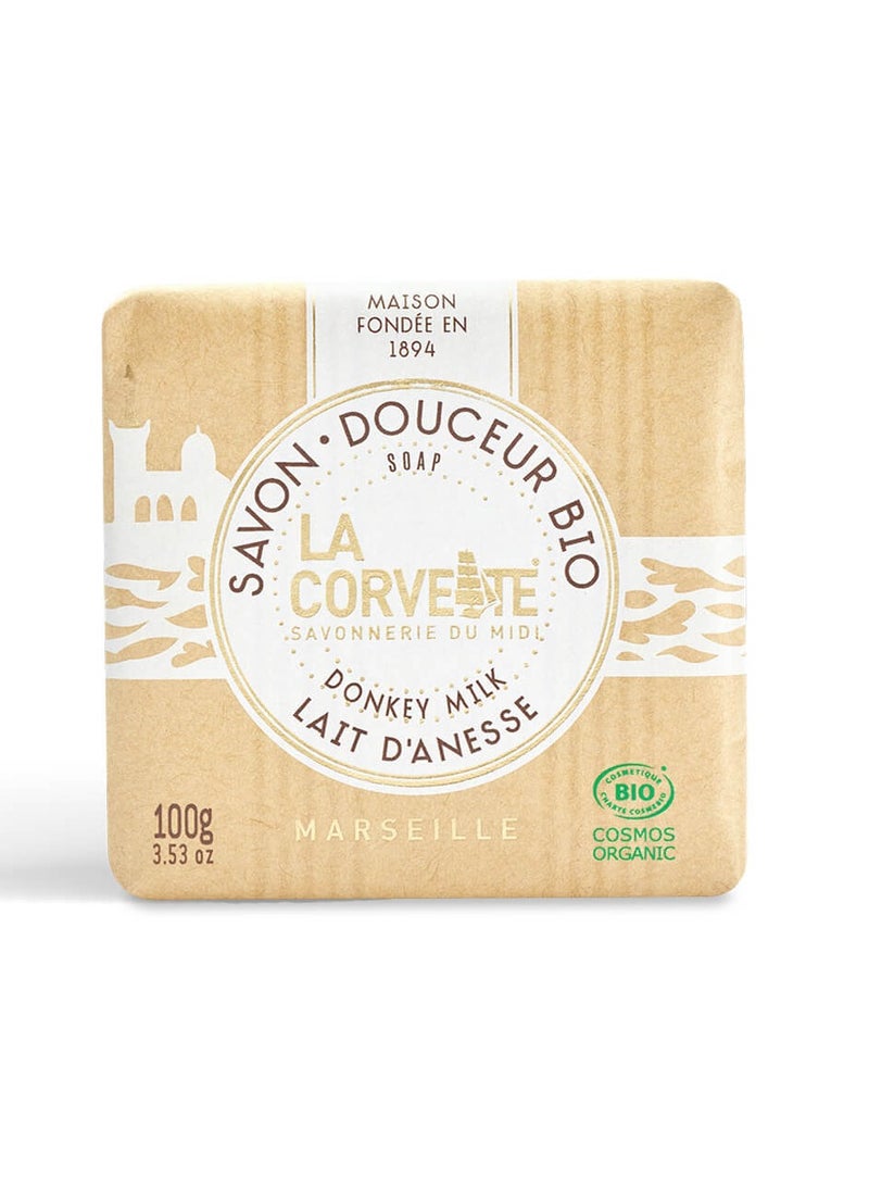 La Corvette Organic Donkey Milk Soap - 100g | Deep Hydration and Natural Skin Care