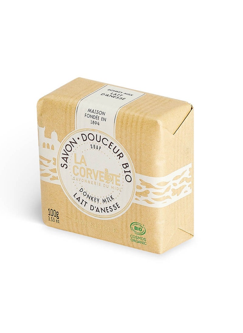 La Corvette Organic Donkey Milk Soap - 100g | Deep Hydration and Natural Skin Care
