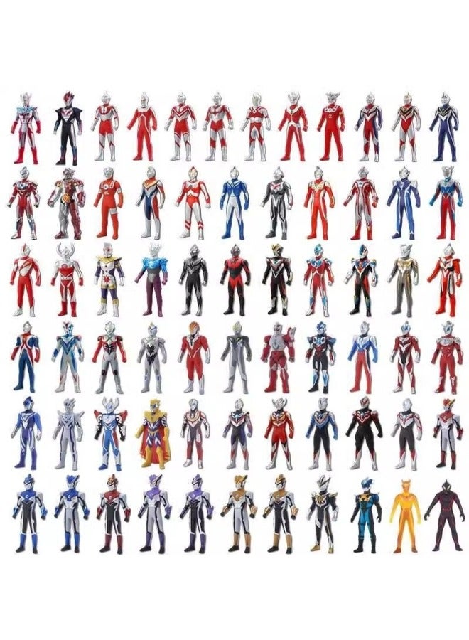 10-14CM Soft Glue Ultraman Monster Toy Degas Sero Galaxy Naixese Full Series Doll-Color:9 Blake King  - Image 4