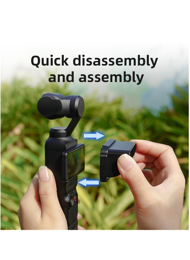 Generic Screen Sun Hood Sunshade for DJI Osmo Pocket 3 Camera Accessories Lens Hood Visor Shield  - Image 5