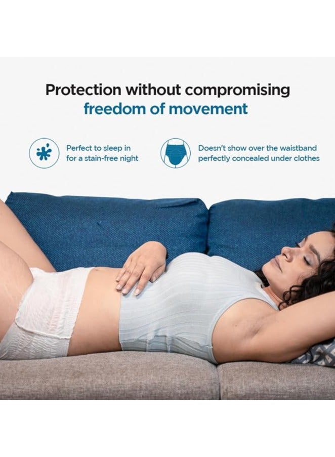 PEE SAFE Disposable Period Panties For Women Leak Proof M-l Pack Of 8 360°protection  - Image 5