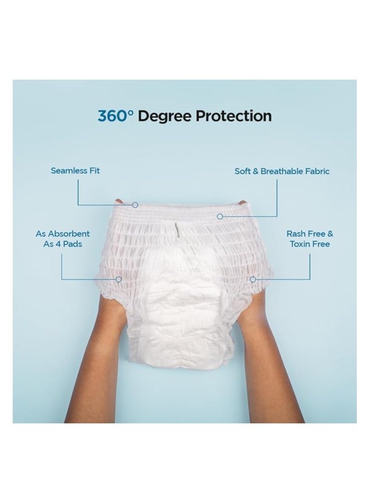 PEE SAFE Disposable Period Panties For Women Leak Proof M-l Pack Of 8 360°protection  - Image 2