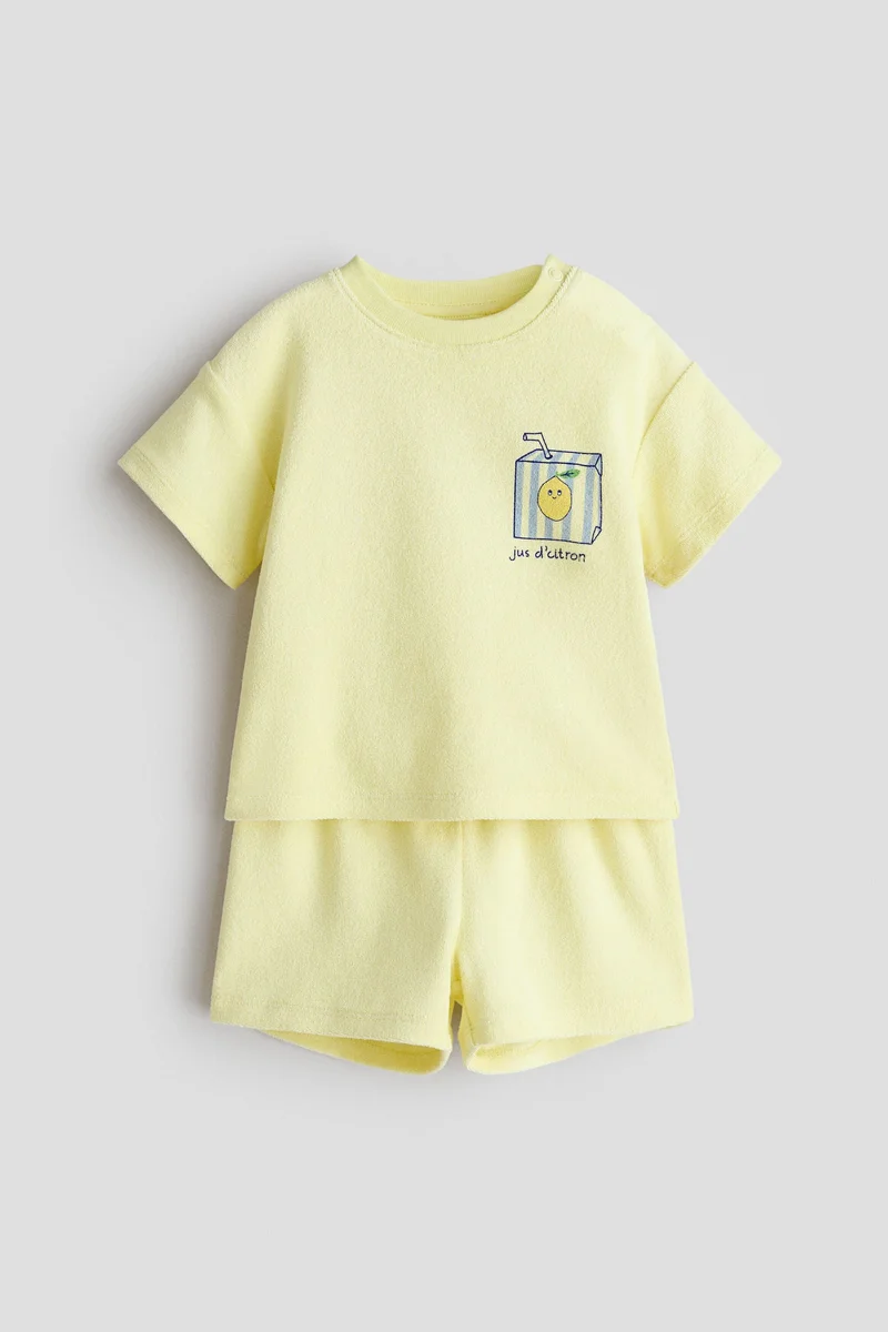 H&M 2-piece terry set