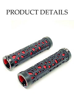 Generic 1 Pair Bike Handle Grips Anti-Slip Shock Absorbing Soft Hand Grip Comfortable Ergonomic on Bicycle Handlebar Grips for BMX, Mountain, MTB, Folding Bike  - Image 2