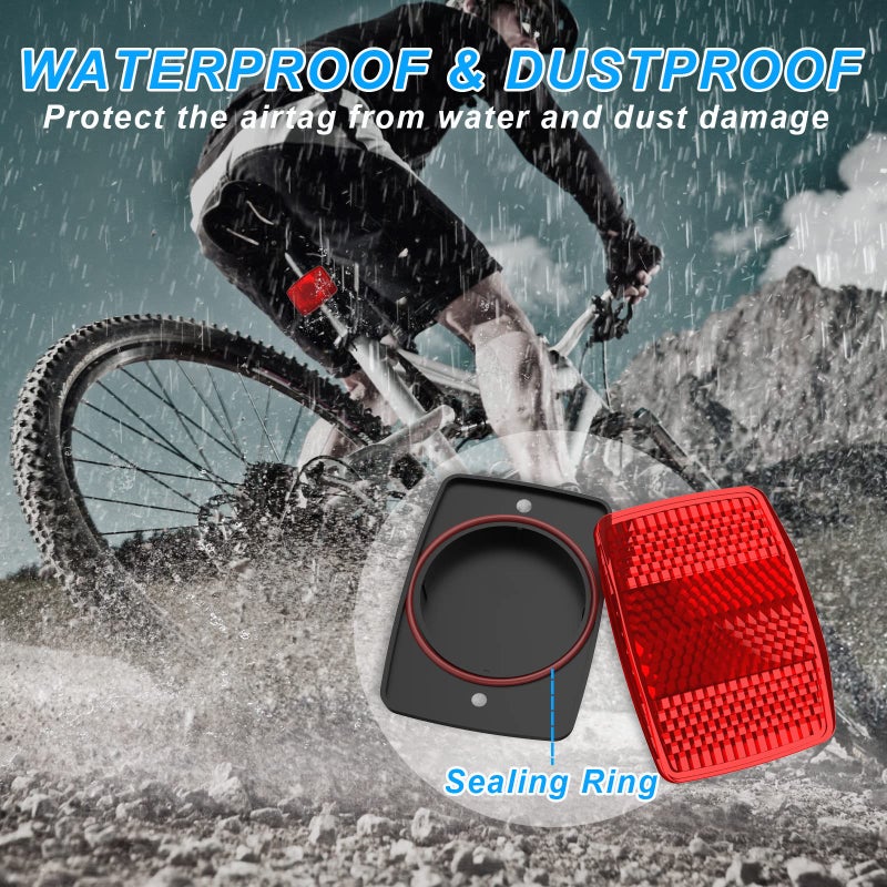 PerfiPro Airtag Bike Mount - Hidden GPS Tracker Case for Apple Airtag, Anti-Theft Holder for Electric Bicycle and Scooter - Image 4