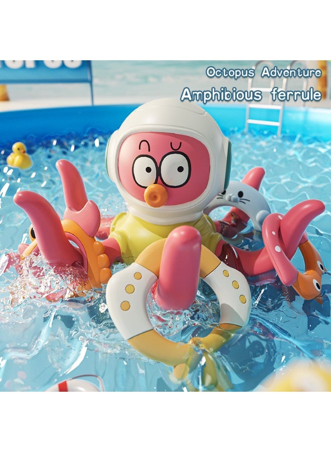 Octopus مغامرة حلقة برمائية رمي حمام لعبة - Image 1