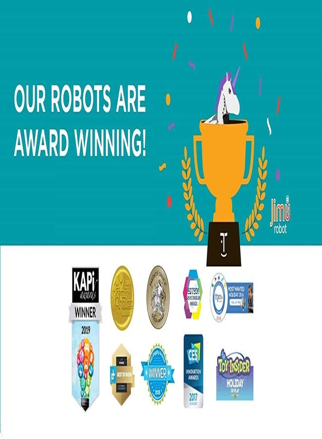 UBTECH JRA0203 JIMU Robot BuilderBots Series: Overdrive Kit/App-Enabled Building and Coding STEM Learning Kit (410 Parts and Connectors), Yellow - Image 4