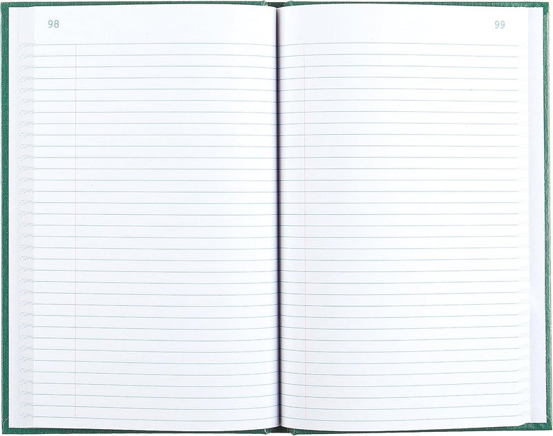 National National Emerald Series Account Book Green Cover 963 X 625 Sheets 200 SheetsBook  - Image 3