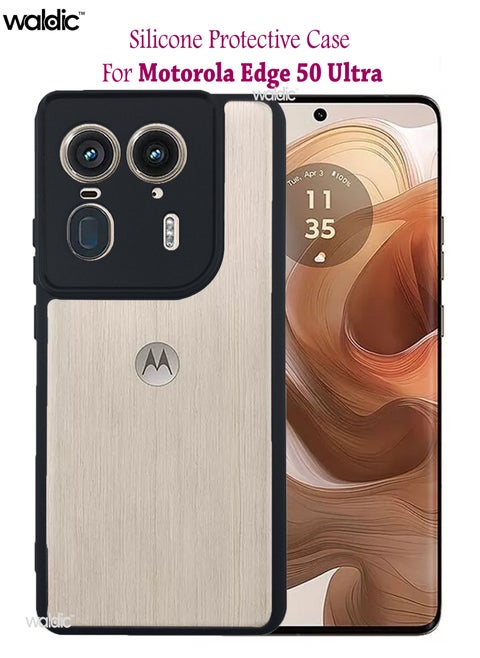 Motorola Edge 50 Ultra Premium Soft Hand Grip Case | Premium Silicone  Case Cover Designed for Motorola Moto Edge 50 Ultra | Motorola Moto Edge 50 Ultra Case Camera and Drop Protection Thin Protective Back Cover Case for Motorola Moto Edge 50 Ultra - Black