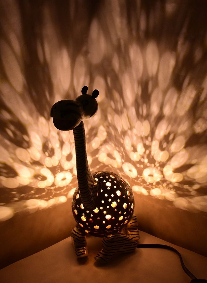 إن إتش مصباح طاولة بتصميم قشرة جوز الهند من زيبرا - Image 1