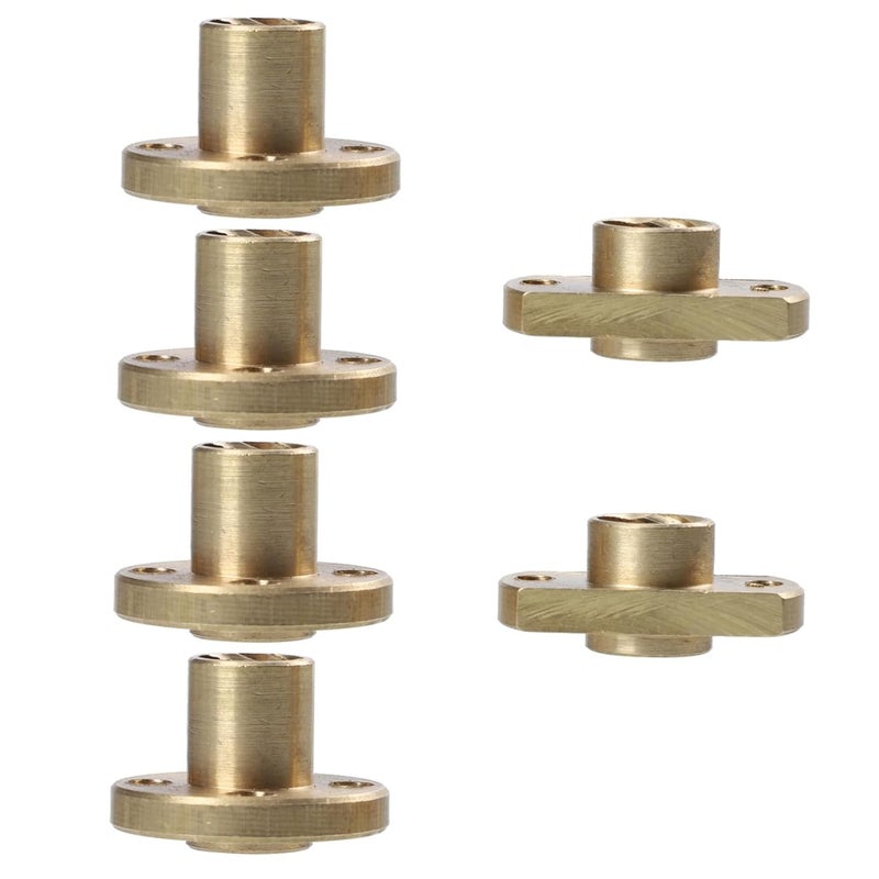 Unomor Brass Trapezoidal Screw Nuts 12pcs For Printers Easy Installation Accessory 2 Pack - Image 3