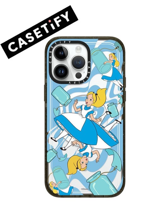 Magnetic Case for iPhone 14 Pro Alice in Wonderland Cover MagFit Anti-Yellowing Technology