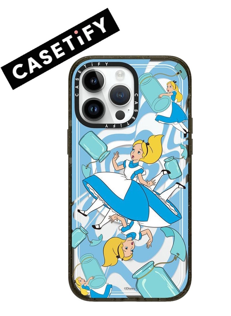 Casetify - Magnetic Case for iPhone 14 Pro Alice in Wonderland Cover MagFit Anti-Yellowing Technology - Image 1