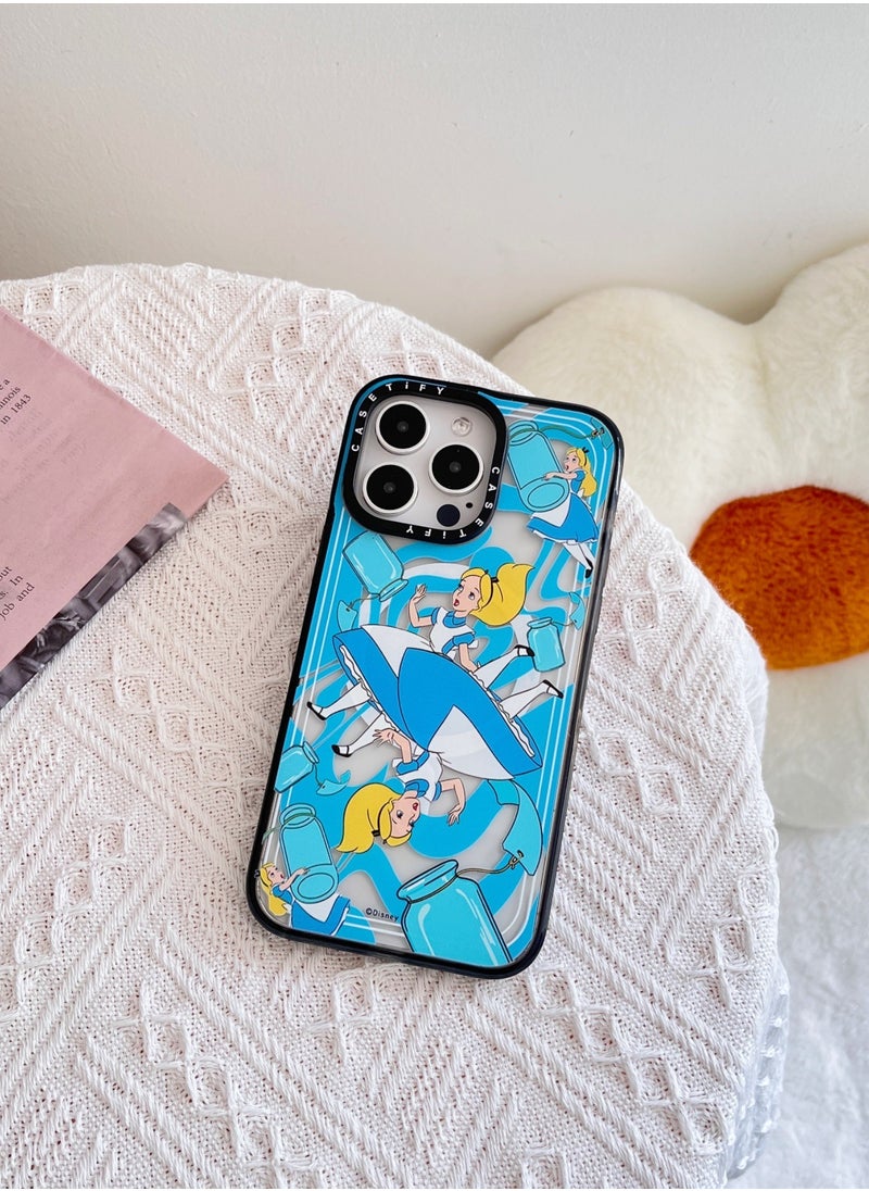 Casetify - Magnetic Case for iPhone 14 Pro Alice in Wonderland Cover MagFit Anti-Yellowing Technology - Image 1