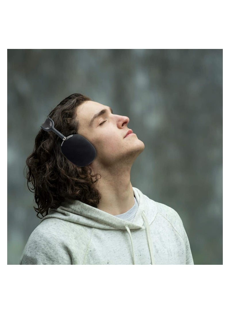 KASTWAVE Ear Case, for AirPods Max Case Silicone Case, for apple Bluetooth over-ear, Scratch-resistant case silicone Carrying Case Replacement, for Apple AirPods Max Headphone (Black) - Image 2