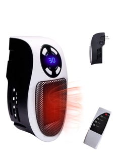 SYOSI In Heater for Indoor Use Fast Heating Wall Space Heater Low Wattage Heater with Thermostat Led Display for Home Office Bathroom Indoor Use  - Image 1