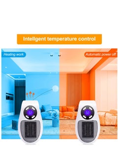 SYOSI In Heater for Indoor Use Fast Heating Wall Space Heater Low Wattage Heater with Thermostat Led Display for Home Office Bathroom Indoor Use  - Image 4