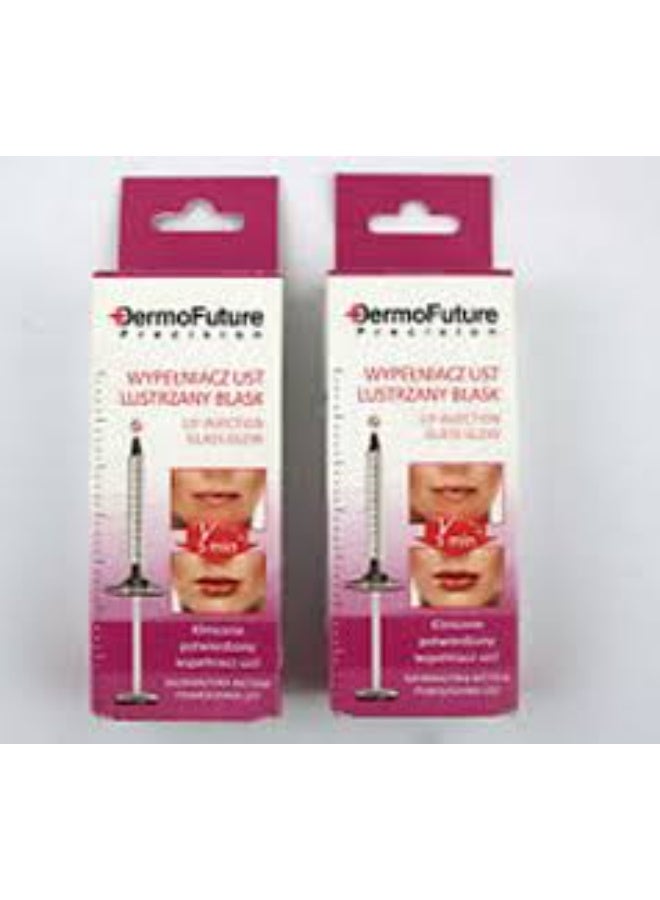 Dermofuture Precision Lip Filler Glass Glow - 12ml (2 PICES)