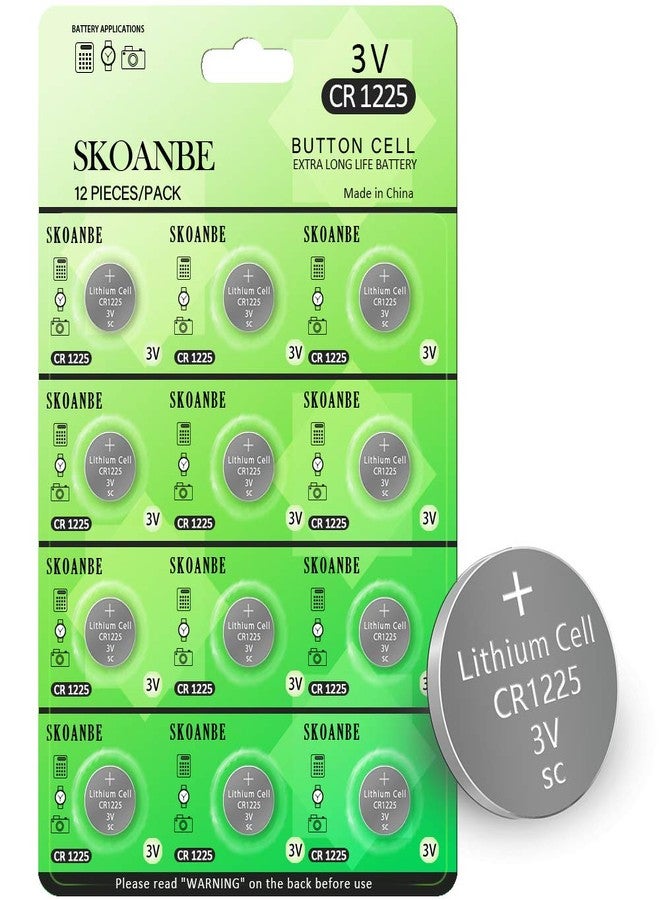 SKOANBE CR1225 1225, DL1225, BR1225, ECR1225, KCR1225, DL1225B, LM1225 3V Lithium Battery-12PCS - Image 1