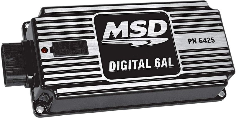 MSD Digital 6AL Ignition Control Box, Black, Part #MSD-64253, 11,000 RPM Range - Image 1