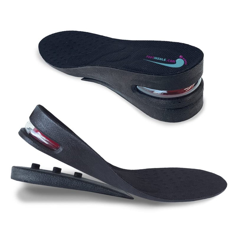 FOOTINSOLE.COM نعل أحذية لزيادة الطول مع وسادة هوائية (طبقتان (2" ارتفاع)، (للرجال 7-11)) - Image 1