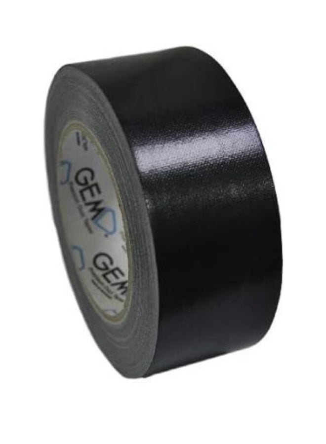 Gem Premium Duct Tape 50mm x 25m Strong Adhesive Black - Image 3