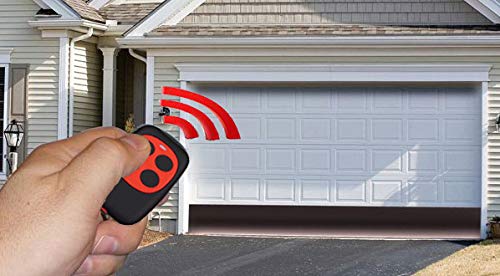 XIHADA Universal Garage Door Opener Remote Cloner Universal Gate Opener Remote Cloning Homelink Programmable Learning Key Fob 4-Buttons Multi Frequency 280MHZ-868MHZ (Red) 1PC - Image 4