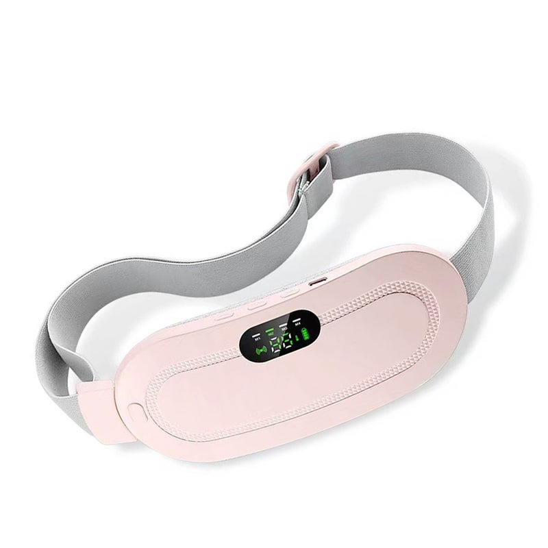 Generic Rechargeable Heated Waist Belt for Women Pink 