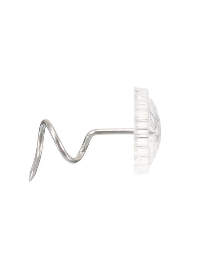 100pcs Clear Twist Pins for Upholstery Rust Resistant Nickel Plated Steel for Slipcovers Bed Skirts - Image 4