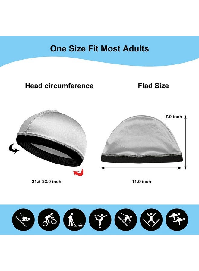 Selalu Elalu 4Pcs Wave Cap Silk Stocking Wave Caps For 360 Waves Good Compression Over Silky Durag For Men Large Size Stain Caps Suitable For Adult Wave  - Image 4