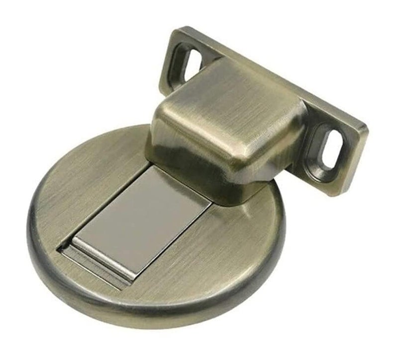 Nityasiddh Magnetic Door Stopper Floor Door Stopper Magnetic Heavy Duty Door Holder to Keep Doors Open with 3M Self Adhesive and Hidden Screw Mount - Image 1