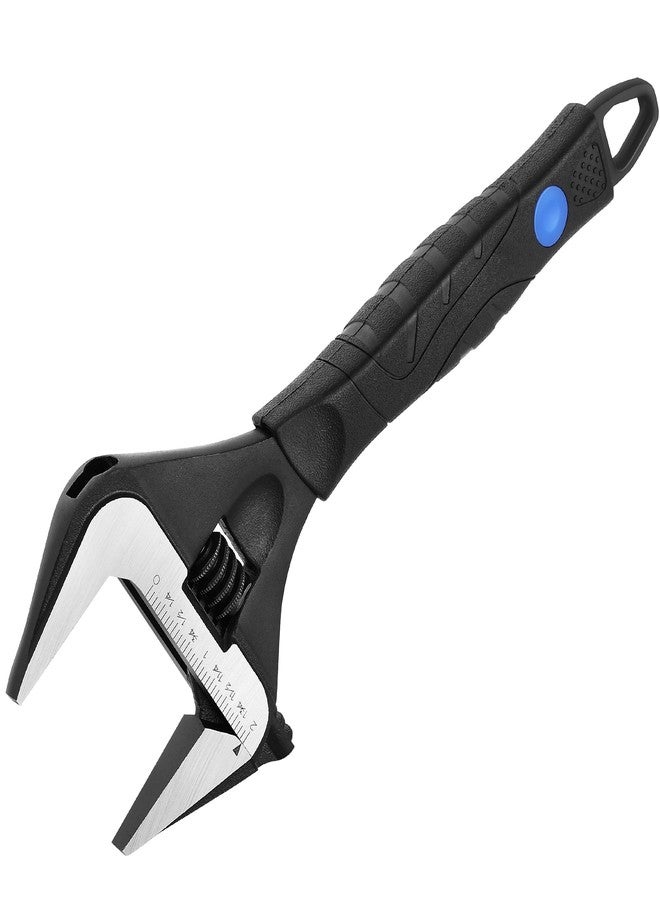 MAXPOWER 10 inch Adjustable Wrench, Wide Jaw Capacity 2 inch (50 mm) - Image 1