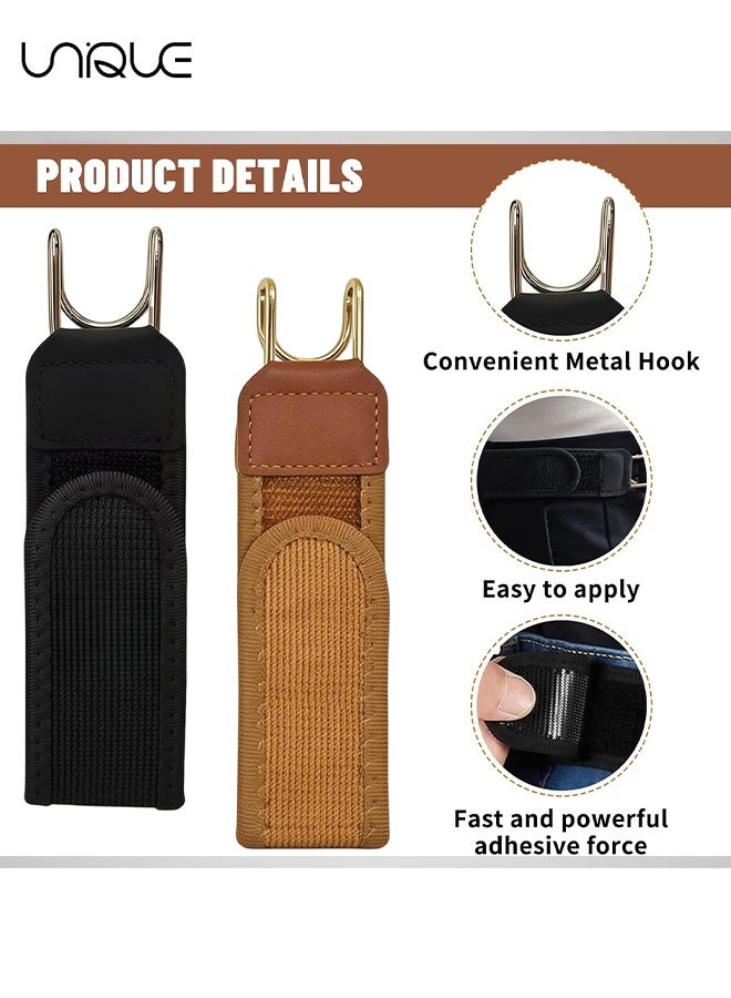 Unique 3 Pcs No Buckle Belts for Men Women, Adjustable Stretch Velcro Waist Belt, Unisex Side Fastening for Jeans, Trousers, Work, Casual & Outdoor Use - Image 4