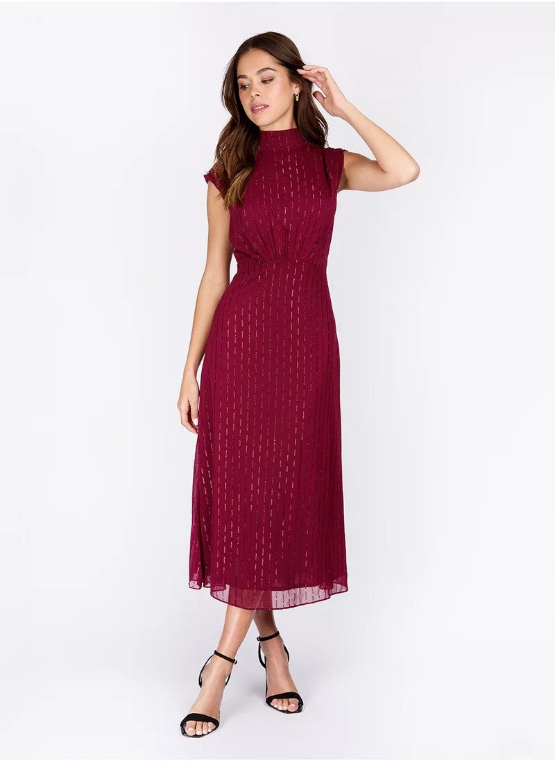 Little Mistress Chiffon Bow Detailed Dress