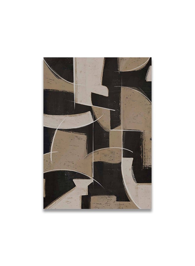 Marktna Canvas Wall Art For Wall Decoration Modern Design With A Hollow Golden Frame, Size 120x80cm One Piece - Image 2