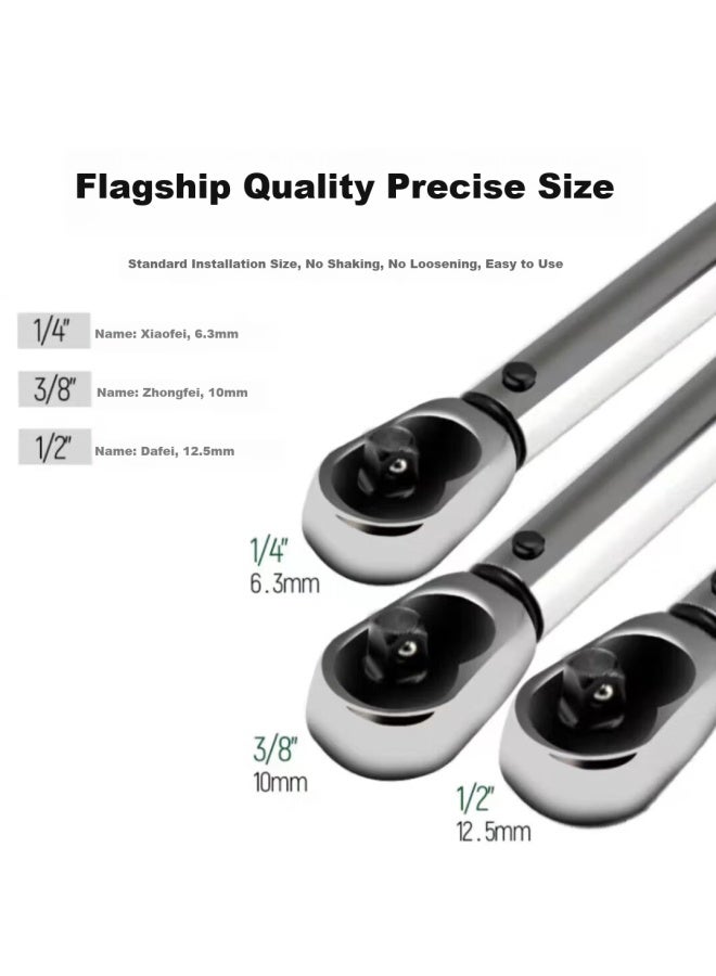 Sata 1/2 Series Professional Adjustable Torque Wrench Auto Repair Tool, 20-100nm, 96311 - Image 2