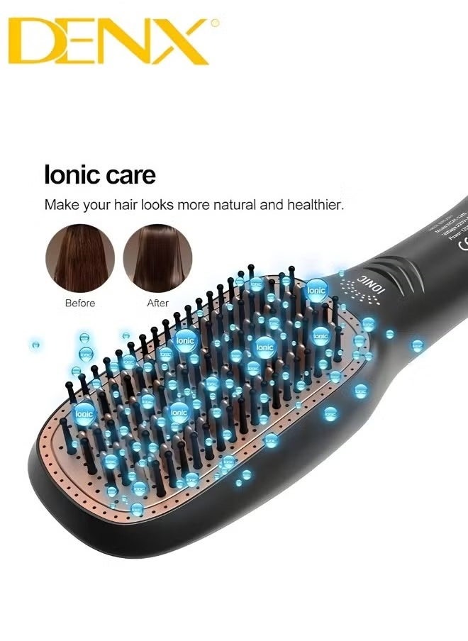 Denx - 1200 Watt Hair Dryer Brush Ceramic Dryer And Styler 2 In 1 Professional - Image 1