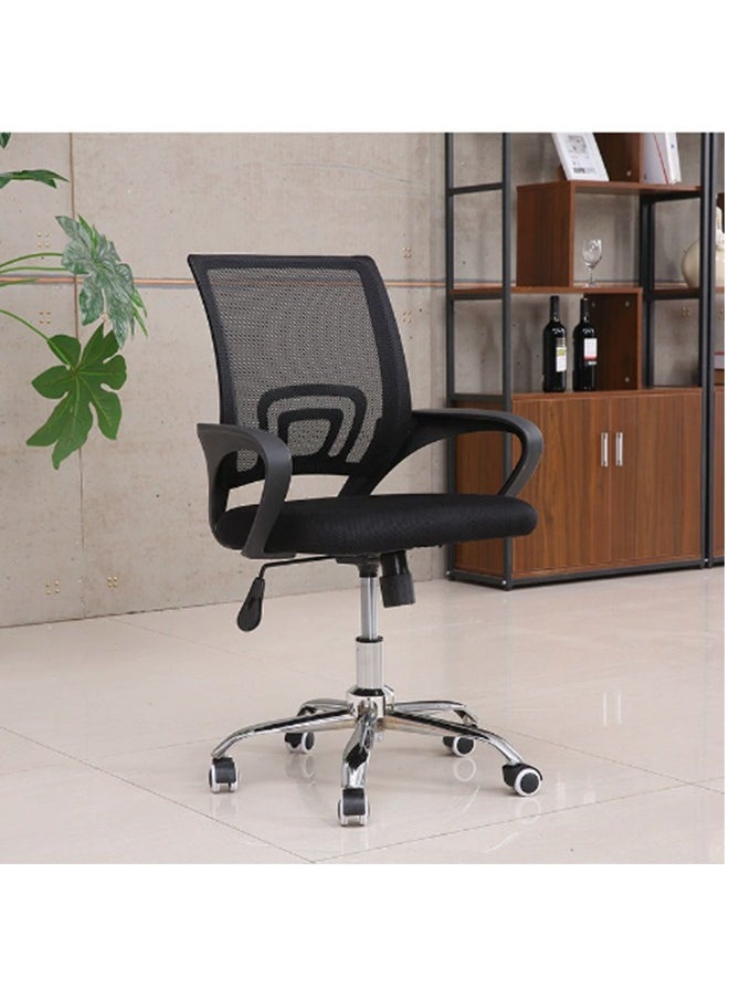 JCB CHIC - Mesh Chair, Ergonomic Height Adjustable Swivel Desk Chair with Lumbar Support Backrest for Computer Workstation Home Office - Image 1