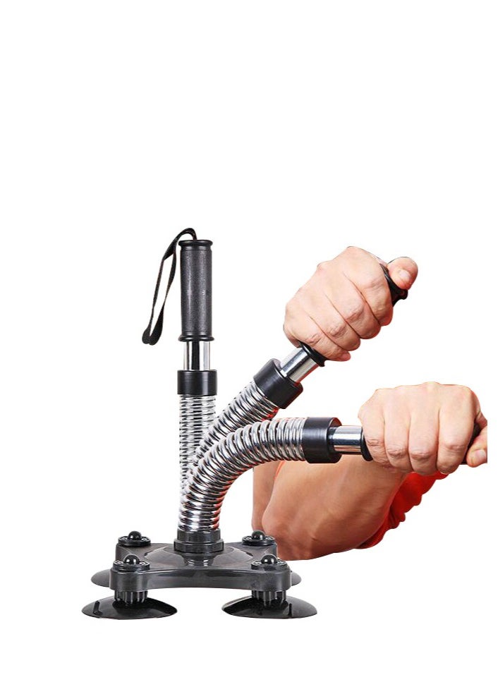 General - Arm Wrestling Trainer Exerciser, Anchored Power Twister Arm Wrestling Resistance Spring Bar Exerciser For Biceps, Forearms, Shoulders, Forearm Strength Training Muscle Developer - Image 1