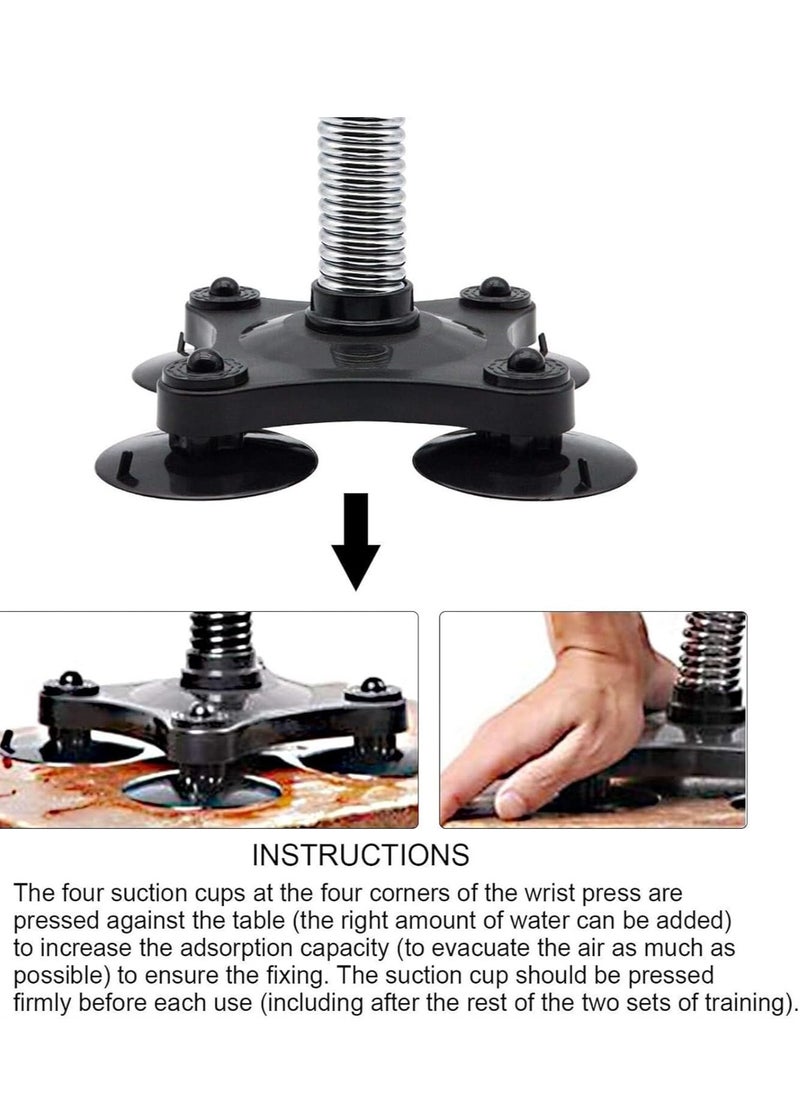 General - Arm Wrestling Trainer Exerciser, Anchored Power Twister Arm Wrestling Resistance Spring Bar Exerciser For Biceps, Forearms, Shoulders, Forearm Strength Training Muscle Developer - Image 1