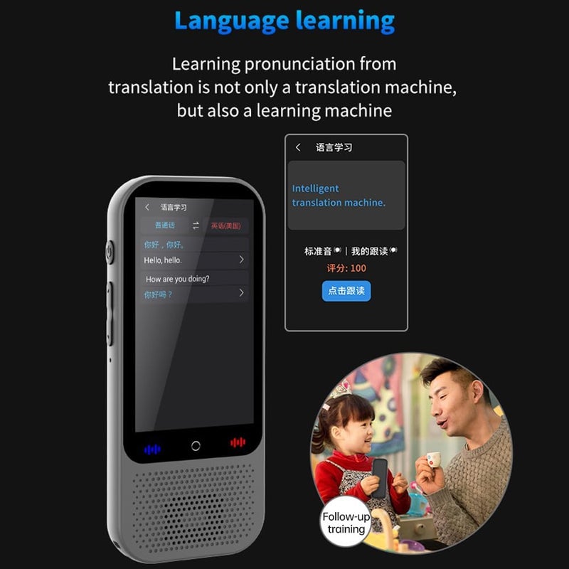 Eacam Portable Language Translator Device with 138 Languages and Offline Translation - Image 4