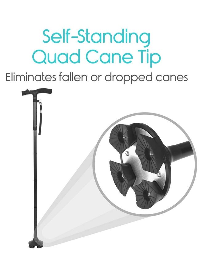 Loquat Folding Cane With LED Light - Image 2