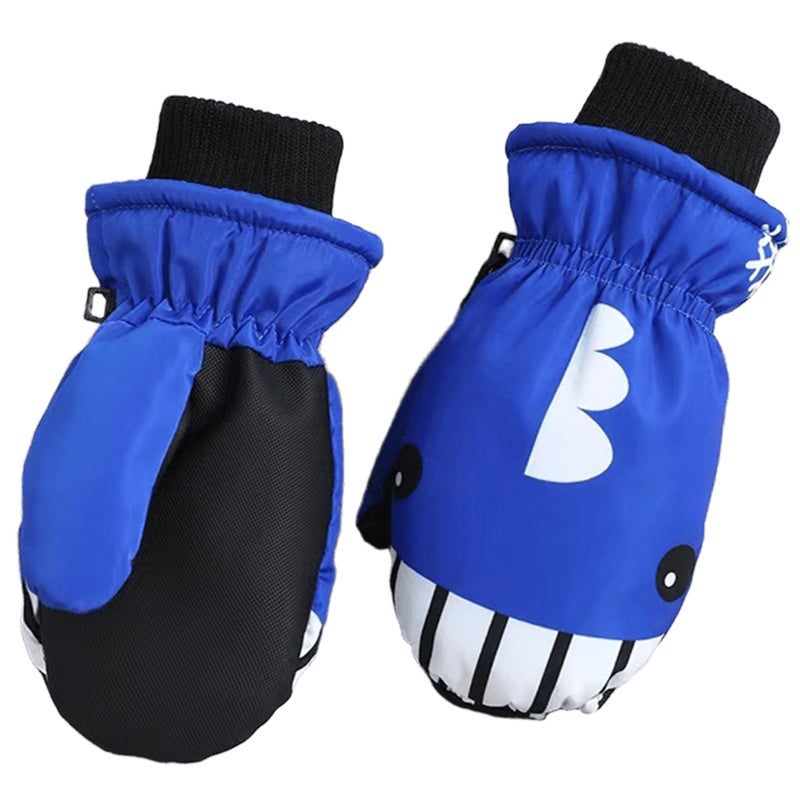 Mawjom Kids Winter Warm Ski Gloves - Outdoor Mittens for Girls Boys 4-8 Years - Image 1