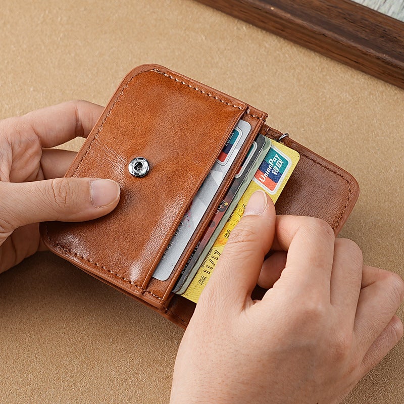 Elon New Compact And Exquisite Fashion Love Card Bag Macaron Cute Girl Card Holder Leather Card Holder - Image 5