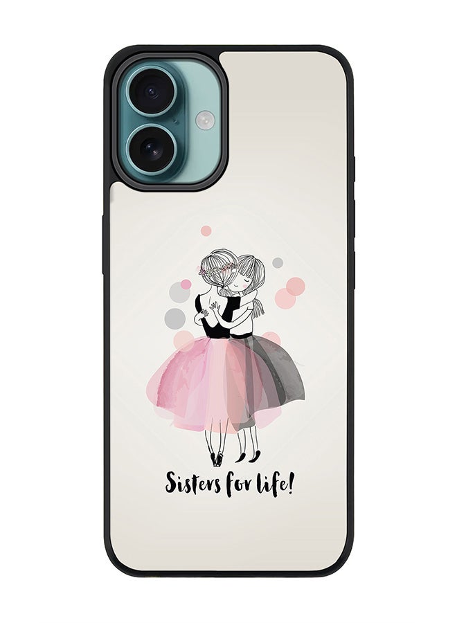 Stylizedd For iPhone 16 Plus Case [Compatible with MagSafe] Slim Magnetic cover Phone Case iPhone 16 Plus -Sisters for Life! - Image 1