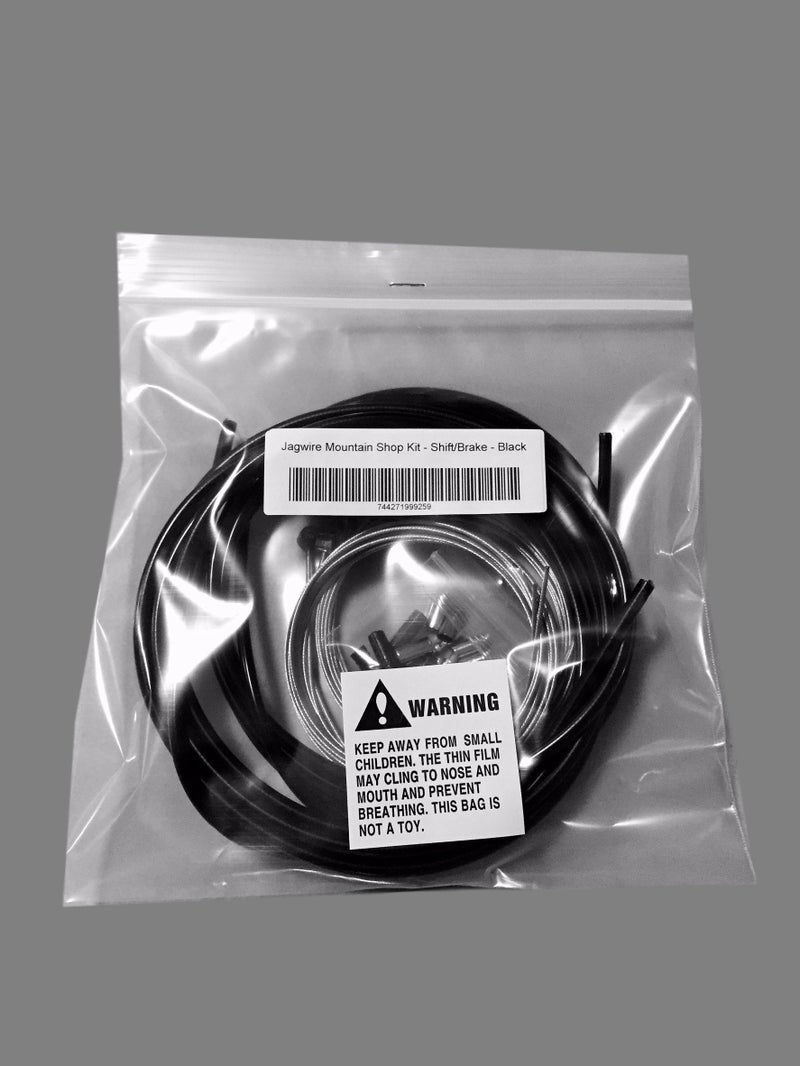 JAGWIRE MOUNTAIN SHOP KIT - Complete Brake & Shifter Cable and Housing Kit- Black - SRAM/Shimano - Image 3