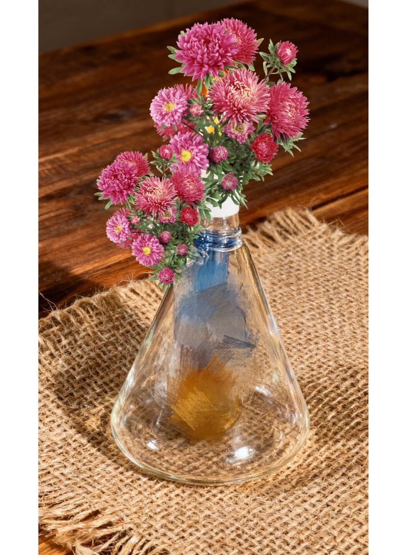 Borosilicate  Home Decorative Heat Resistant Oil Lamp Vase(Colors Randomly Assigned)